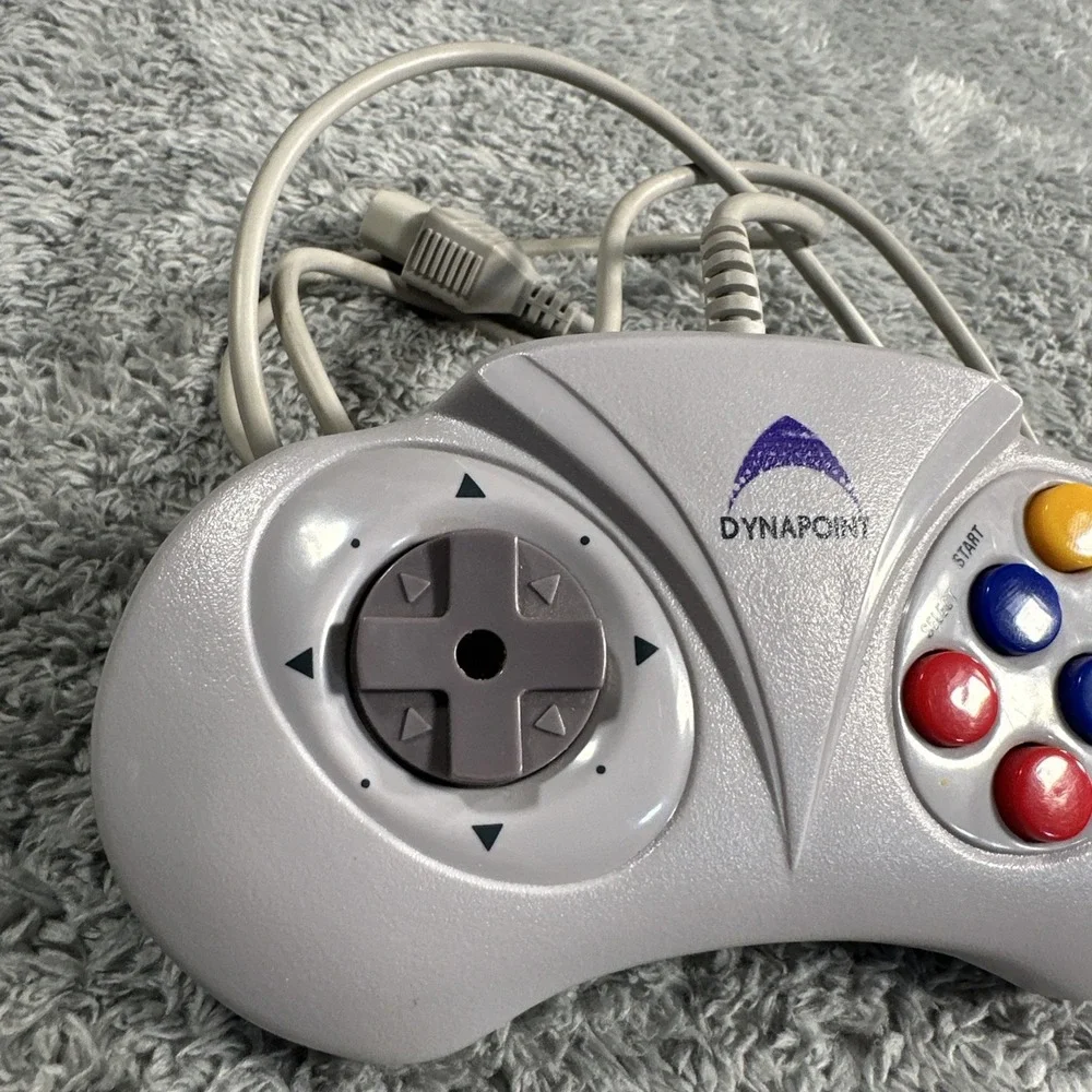 DYNAPOINT GAME STAR NES CONTROLLER PC VINTAGE 1993 Tested Working Retro Video